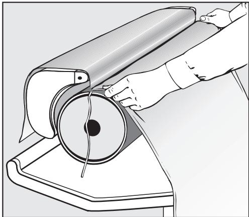 MIELE B 890 - Remplacement de la toile - 5