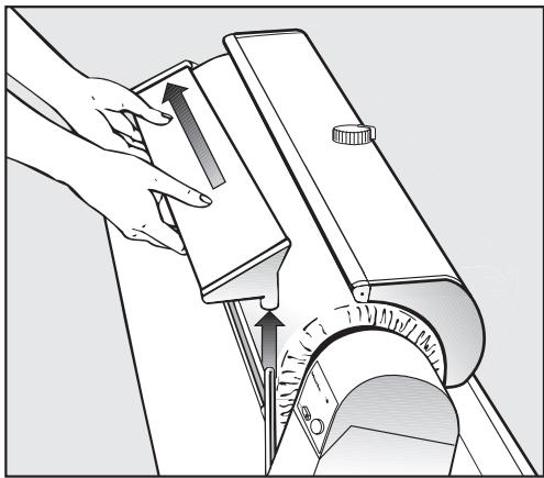MIELE B 890 - Démontage de la planche d'appui - 1