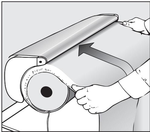 MIELE B 890 - Remplacement de la toile - 7