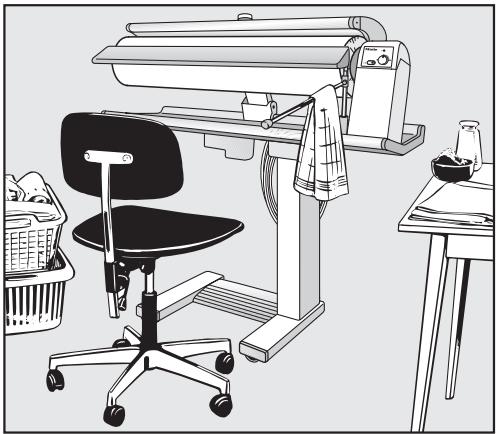 MIELE B 890 - Préparation du poste de travail - 1