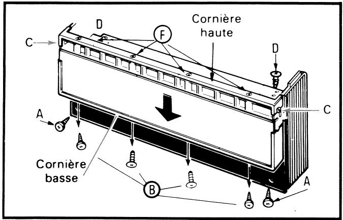 VEDETTE 8599 - Réglage en hauteur et en profondeur du panneau inférieur - 1