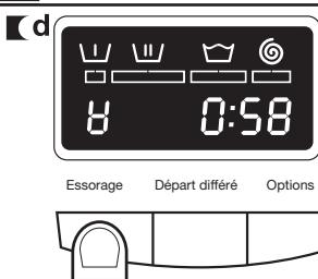 Kd 8 0:58 Essorage Départ différé Options
