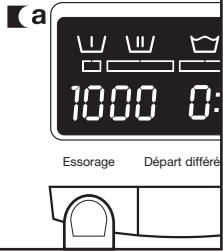 a 1000 o: Essorage Départ différé