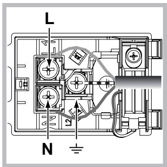 INDESIT FIM 53 KC.A - Elektrische aansluiting - 2