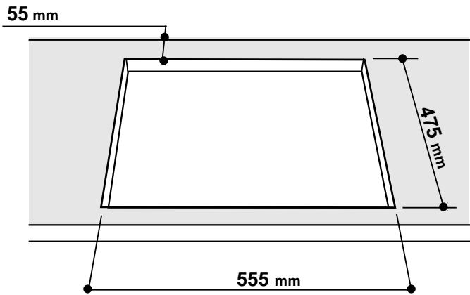 INDESIT P750S - Installazione dei piani da incasso - 2