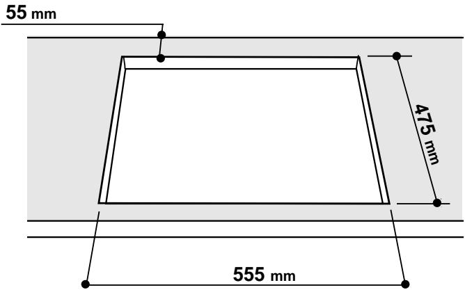 INDESIT P750S - Instalación de los planos componibles - 2