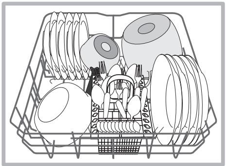 INDESIT DIF 66T1 A EU - Panier inférieur - 1