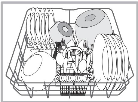 INDESIT DIF 66T1 A EU - Lower rack - 1