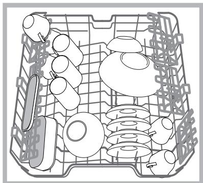 INDESIT DIF 66T1 A EU - Upper rack - 1