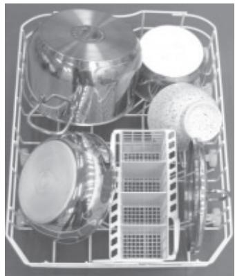 INDESIT IDL 420 - Exemples de chargement du panier inférieur - 2