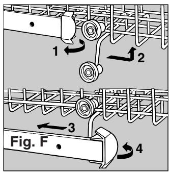 INDESIT IDL 420 - How to adjust the Upper rack ... - 6