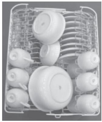 INDESIT IDL 420 - Réglage en hauteur du panier supérieur - 1