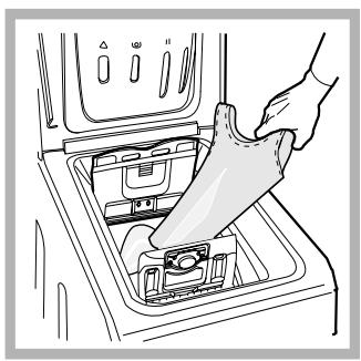 INDESIT WITL 100 - Comment ouvrir et fermer le tambour - 3