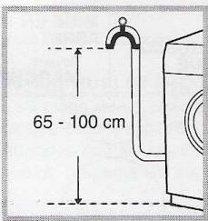 INDESIT WI 11 - Raccordement du tuyau de vidange - 1