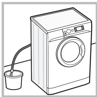 INDESIT EWC 61252 W FR,  EWC 61252 W FR M,  EWC 61252 W FR.M,  EWC 61252 WFR.M - Opening the porthole door manually - 1
