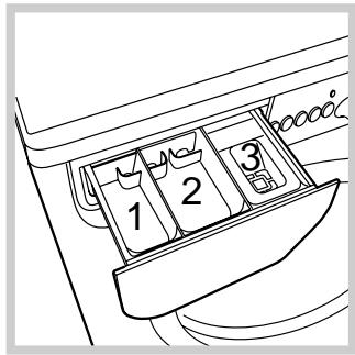 INDESIT WIDL 126 - Tiroir à produits lessiviels - 1