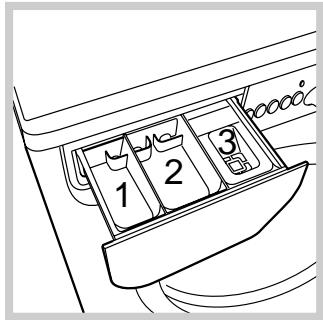 INDESIT WIDL 126 - Wasmiddellaatje - 1