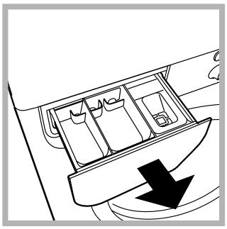 INDESIT WIDL 126 - Limpiar el cajón de los detergentes - 1