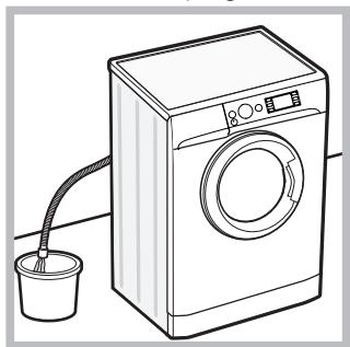 INDESIT XWDE 861480X W, XWDE861480 - Opening the porthole door manually - 1