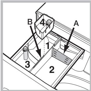 INDESIT XWDE 861480X W, XWDE861480 - Detergent dispenser drawer - 1