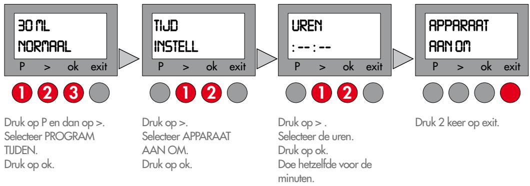 MAGIMIX 11412 - De fiid instellen voor de automatische inwerkingtreding - 1