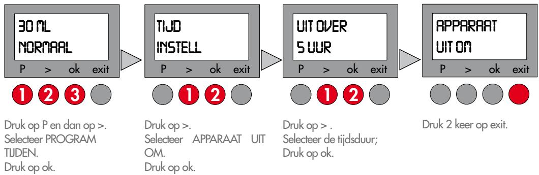 MAGIMIX 11419 - De tijd instellen voor het automatisch uitschakelen - 1