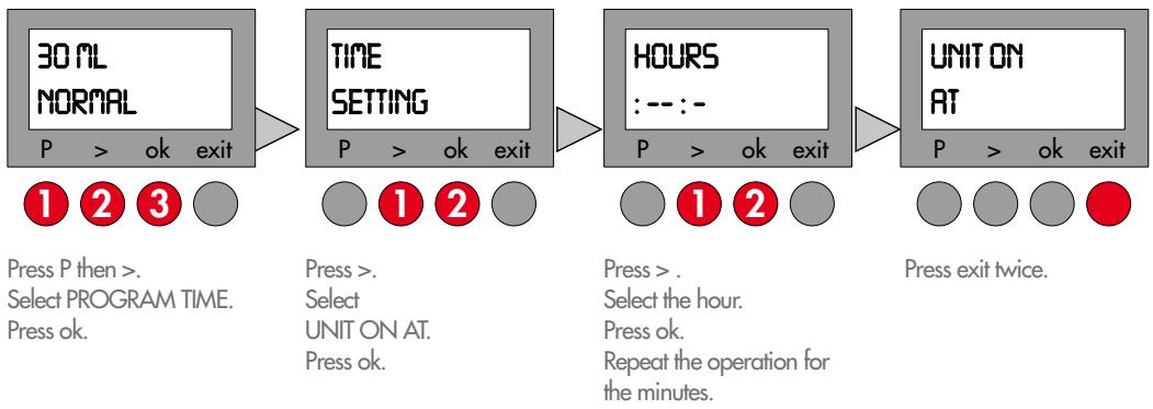 MAGIMIX 11419 - Setting the timer for the automatic switch-on - 1