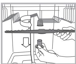 HOTPOINT LSPB 7M116 X EU - Cleaning the spray arms - 1