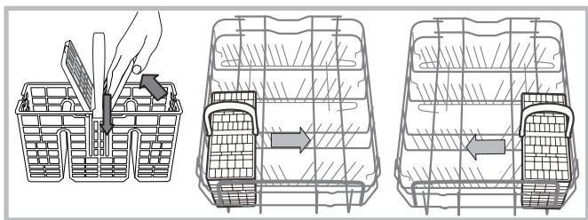 HOTPOINT LSPB 7M116 X EU - Cutlery basket - 1