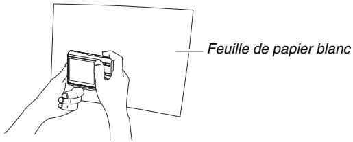 Feuille de papier blanc