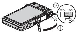 CASIO EX-S10 - Fermez le couvercle de batterie. - 1