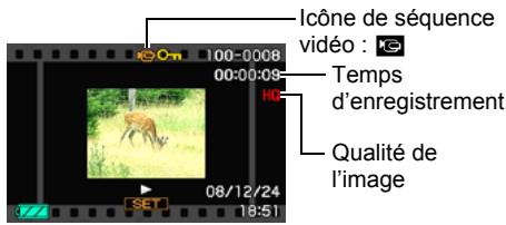 CASIO EX-S10 - Affichage d'une série video - 1