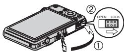 CASIO EX-S10 - Pour insérer une carte mémoire - 5