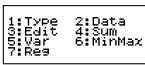 CASIO FX-991ES - ■ Utilisation du menu STAT - 2