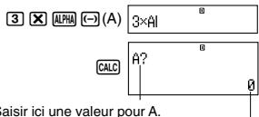 CASIO FX-991ES - Exemple : - 2