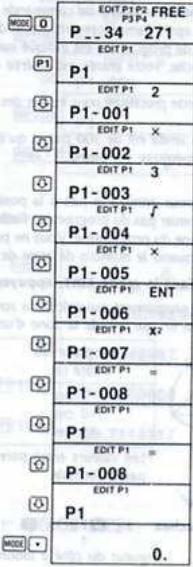 CASIO FX-180P PLUS - ■Visualisation des contenus de programme - 1