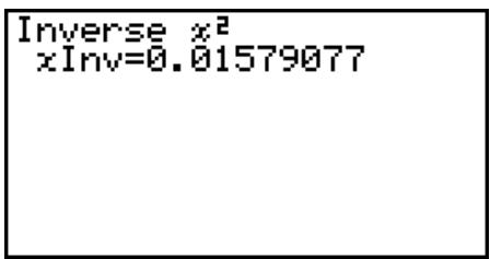 CASIO FX-9860G AU - - Loi ^2 cumulative inverse - 3