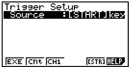 CASIO FX-9860G AU - ■ Trigger Setup - 4