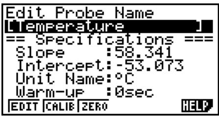 CASIO FX-9860G AU - - To configure a custom probe setup - 4