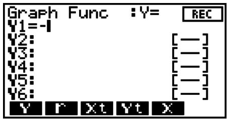 CASIO FX-9860G AU - - Pour modifier -X^2 + 1 en -2X^2 + 1 (par l'insertion d'une touche ② avant la touche ,,T ) - 2