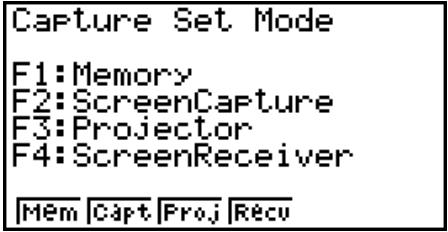 CASIO FX-9860G AU - Envoi de l'image d'écran - 1