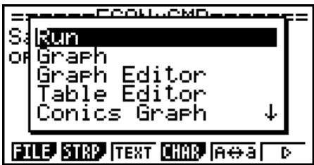 CASIO FX-9860G AU - - To insert an Econ Strip into an eActivity file - 1