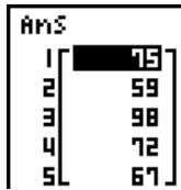 CASIO FX-9860G AU - Exemple Trouver si la liste 1 (75, 16, 98, 46, 56) ou la liste 2 (35, 59, 58, 72, 67) contient la plus grande valeur - 2