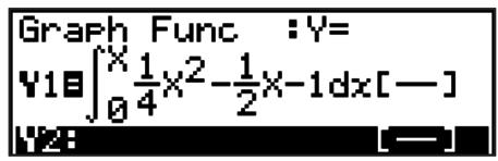 CASIO FX-9860G AU - - Mode d'écriture mathématique dans le mode GRAPH - 4