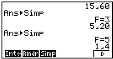 CASIO FX-9860G AU - ■ Simplification - 3
