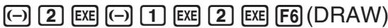 CASIO FX-9860G AU - - Pour calculer le centre - 2