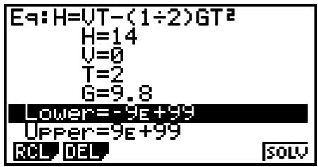 CASIO FX-9860GII SD - Exemple - 1