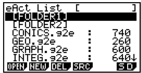 CASIO FX-9860GII SD - Aperçu de l'application eActivity - 2