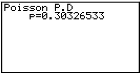 CASIO FX-9860GII SD - - Probabilité de Poisson - 3