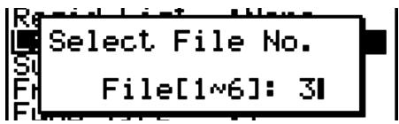 CASIO FX-9860GII SD - Exemple Sélectionner le fichier 3 - 1